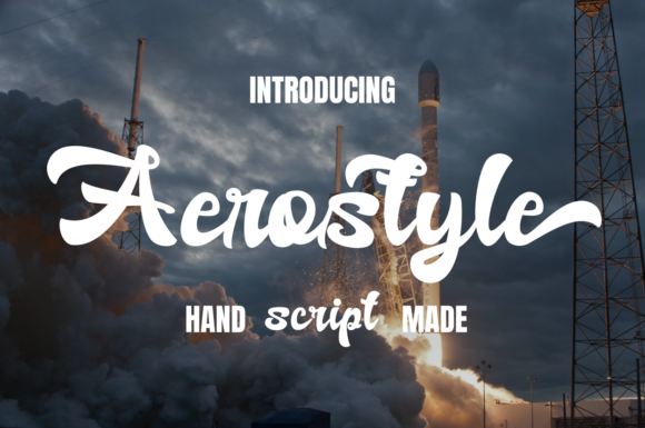 Aerostyle: A Premium Script Font for Editorial Design