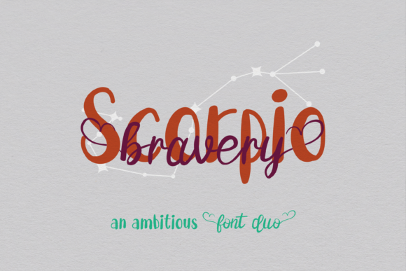 Bravery Scorpio Duo: A Chic Font Pair for Editorial Design