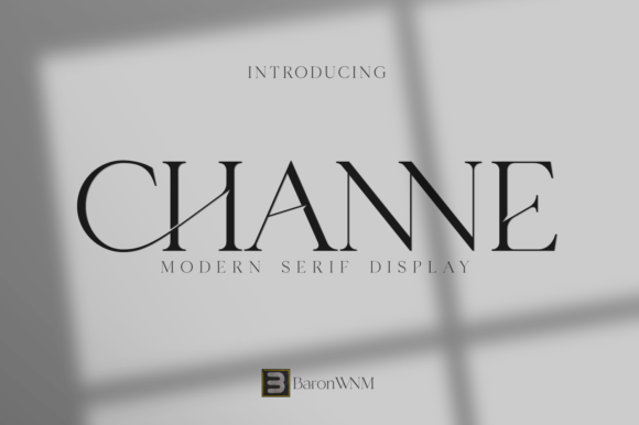 Channe: The Tall, Thin Serif Font for Crafters and Creators