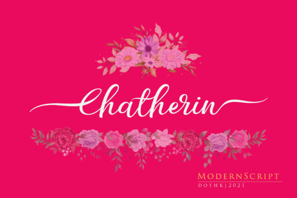 Chatherin: Elevate Your Brand with a Luxurious Handwritten Font