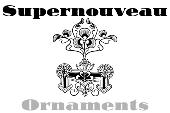 Elevate Your Brand with the Supernouveau Art Nouveau Font