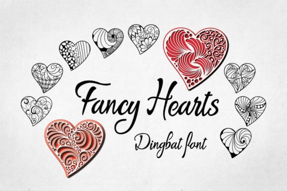 Fancy Hearts: A Dingbats Font for Editorial Expression