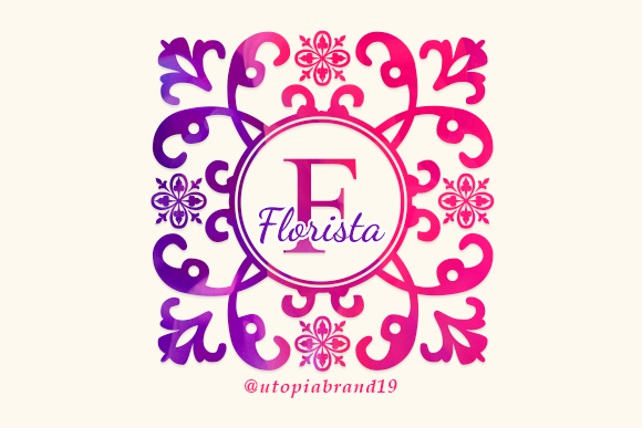 Florista Monogram: A Charming Decorative Font for Branding
