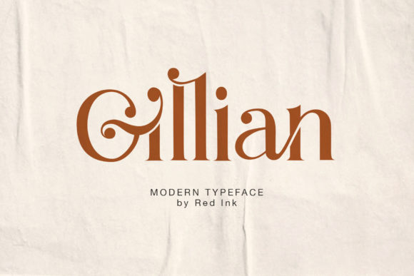 Gillian: A Modern Serif Font for Digital Branding