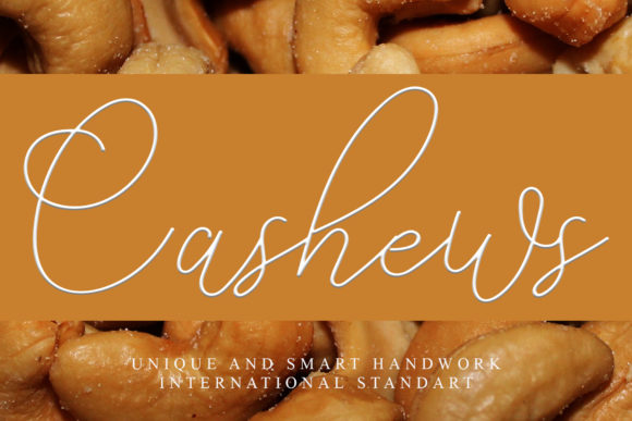 How the Cashews Font Builds a Refined Editorial Mood