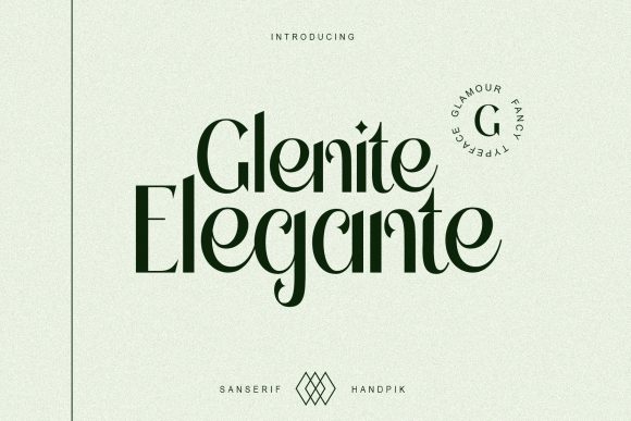 Introducing Glenite Elegante: A Refined Serif Font for Digital Design