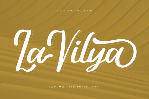 La Vilya: A Handwritten Font for Editorial Storytelling