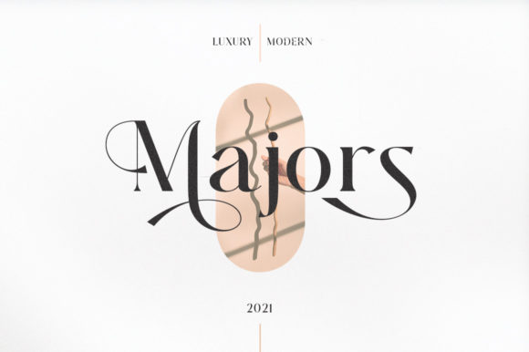 Majors: A Stylish Serif Font for Digital Branding