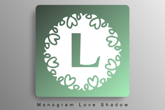 Monogram Love Shadow: An Elegant Font for Editorial Stories