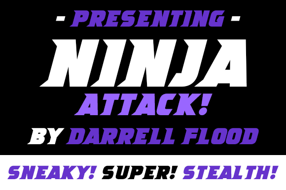 Ninja Attack: A Bold Serif Font for Editorial Impact