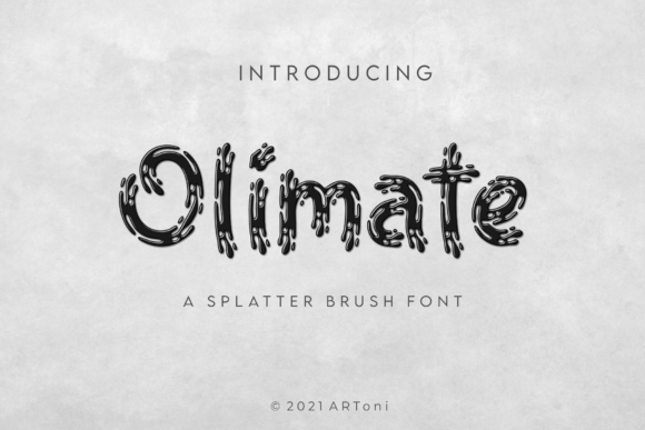 Olimate: The Water-Inspired Font for Creative Summer Designs