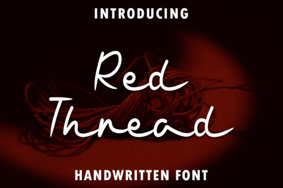 Red Thread: A Handwritten Font for Modern Web Design