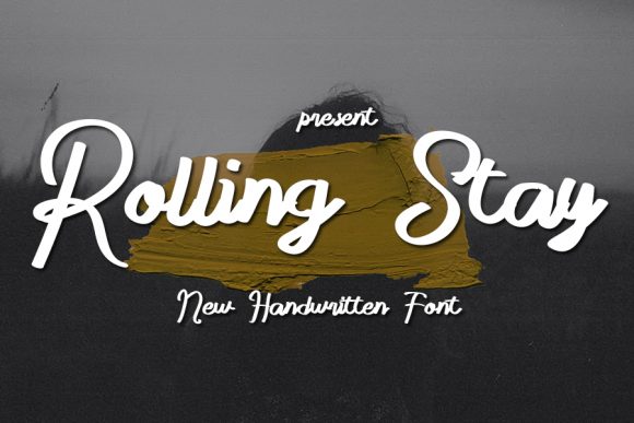 Rolling Stay: A Timeless Handwritten Font for Business Branding