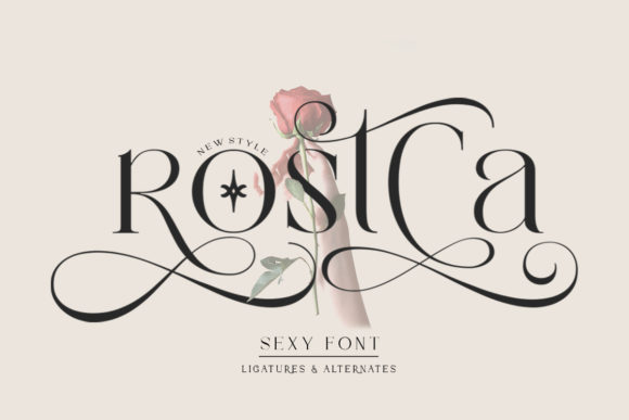 Rostca: A Luxurious Serif Font for Elegant Business Branding