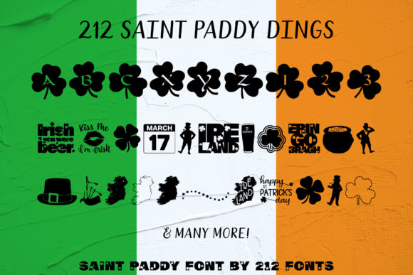 Saint Paddy Dings: A Cool Dingbats Font for Creative Marketing
