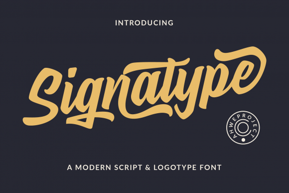 Signatype: An Elegant Script Font for Branding Your Small Business