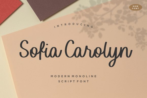 Sofia Carolyn: A Handwritten Font for Elegant Branding