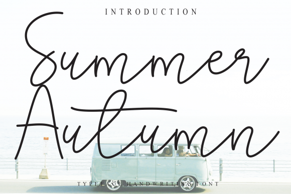 Summer Autumn: A Versatile Handwritten Font for Digital Design