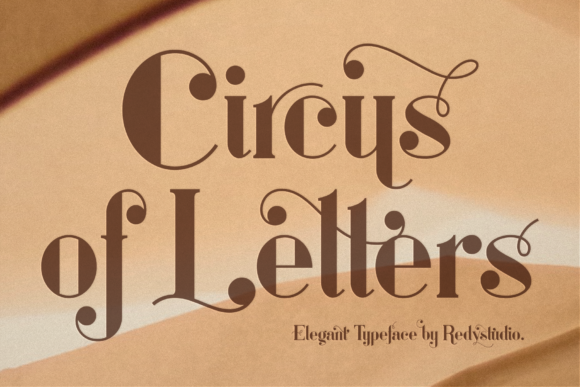 The Circus of Letters Serif Font: A Typeface for Editorial Elegance