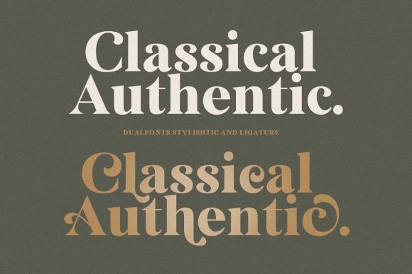The Classical Authentic Font for Campaigns That Stand Out